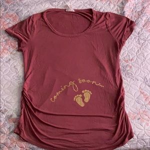 Coming soon Maternity Shirt
